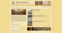 Desktop Screenshot of bibliotecademontserrat.net